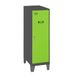 Simon Rack Simonlocker Commode, klein, 1015 x 400 x 500 mm, Amario van metaal, met sleutel, antraciet/groen