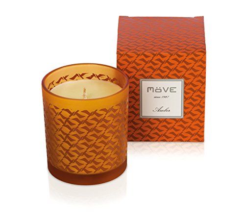 Möve Signature geurkaars in glas met meeuwen allover 227 g brandduur 50 uur, amber
