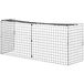 NONE Homcom Verstelbare Haardbeschermer met Metaaldraad 81,5-160X44X68 cm