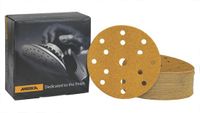 Mirka Gold Schuurschijven 150mm met 15 gaten - P280