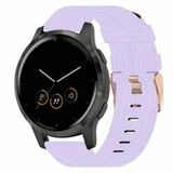 By Qubix Qubix Huawei Watch GT 4 / GT 5 (41mm) & GT 5 Pro (42mm) Canvas Nylon Bandje Lila