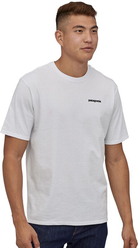 Patagonia P-6 Logo Responsibili-Tee Heren - Wit
