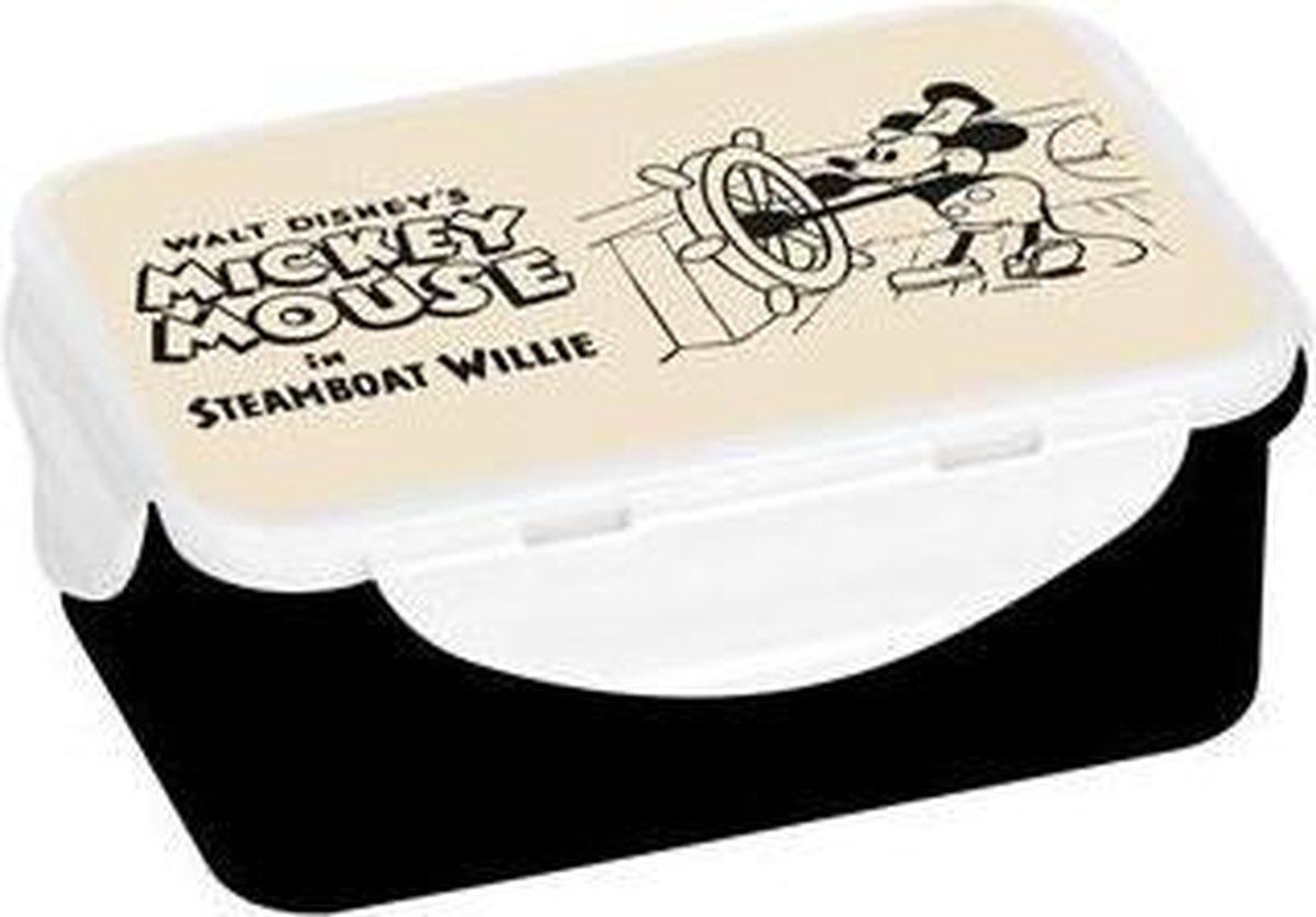 GEDA LABELS Mickey Mouse Lunch Box Steamboat Willie 18 x 13 x 8 cm
