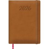 Dohe - Kalender 2024 - Weekoverzicht - 17x24 cm - Bruin