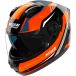 Nolan N60-6 Piega 359, casque intégral, couleur: Noir/Orange/Bleu Foncé/Argent, taille: L