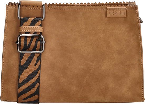 Zebra Trends Merel Schoudertasje - Camel - Dames
