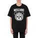 Moschino T-shirt en jersey biologique Teddy Bear Noir XXS