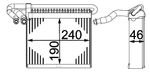 MAHLE Verdampfer, Klimaanlage AE70000P