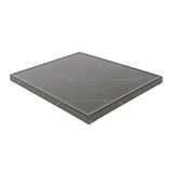 Buffetdienblad Asami Ware Buffetdienblad 32,5 x 26,5 x 1,7 cm Kunstleer Marmer Zwart Melamine