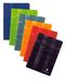 Clairefontaine 3121C Pak met 10 Geniete Schriften - A4 21x29,7 cm - 80 Pagina's Grote Ruitjes - Wit Papier 90 g - Omslag Gecoat Karton - Willekeurige Kleuren