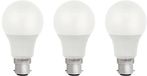 Vito Lighting Lampe LED A60 B22 - 9W (remplace 60W) - 801lm - 4000K - 3 pièces
