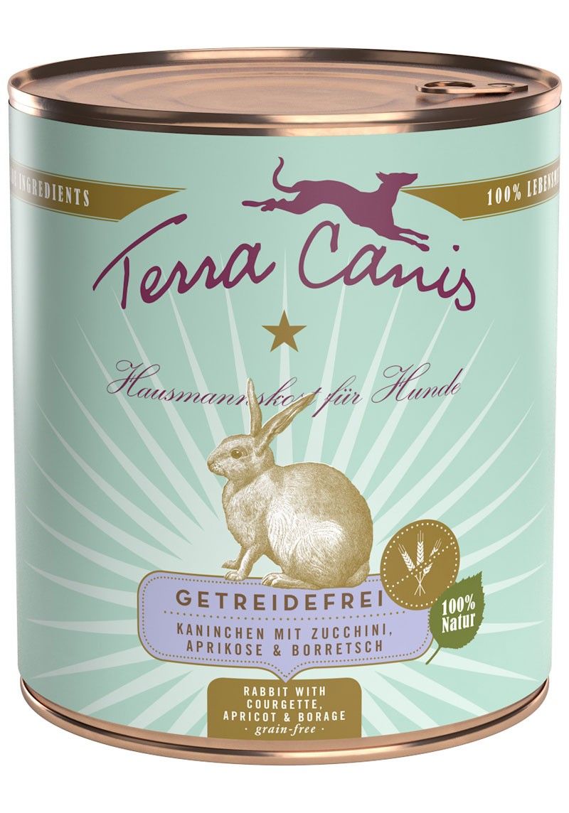 Terra Canis Rabbit with Courgette, Apricot & Borage - 400g