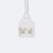 SILVER ELECTRONICS Tussenstekker + kabel voor RGB-ledstrips, 230 V, 12 mm, IP44