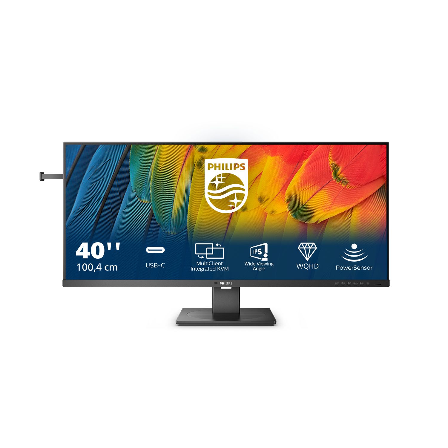 Philips 40B1U5600/00 40" Wide Quad HD Monitor - USB-C, Speakers, 100Hz