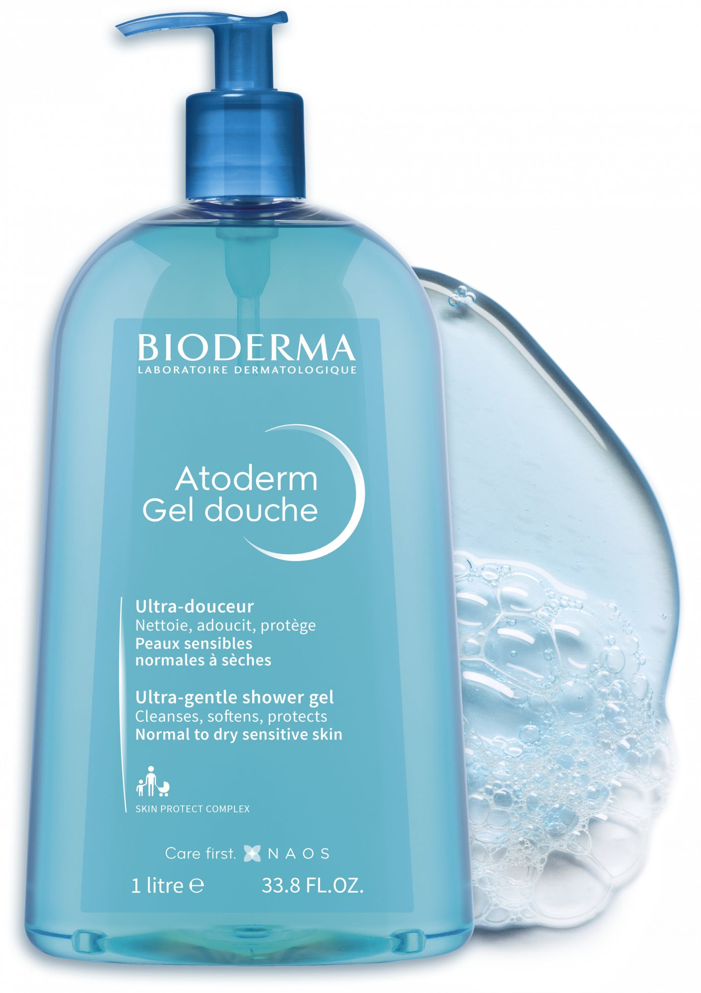 Bioderma Atoderm Douchegel 1000ml - Unisex - Lichaam - Droge & Gevoelige Huid