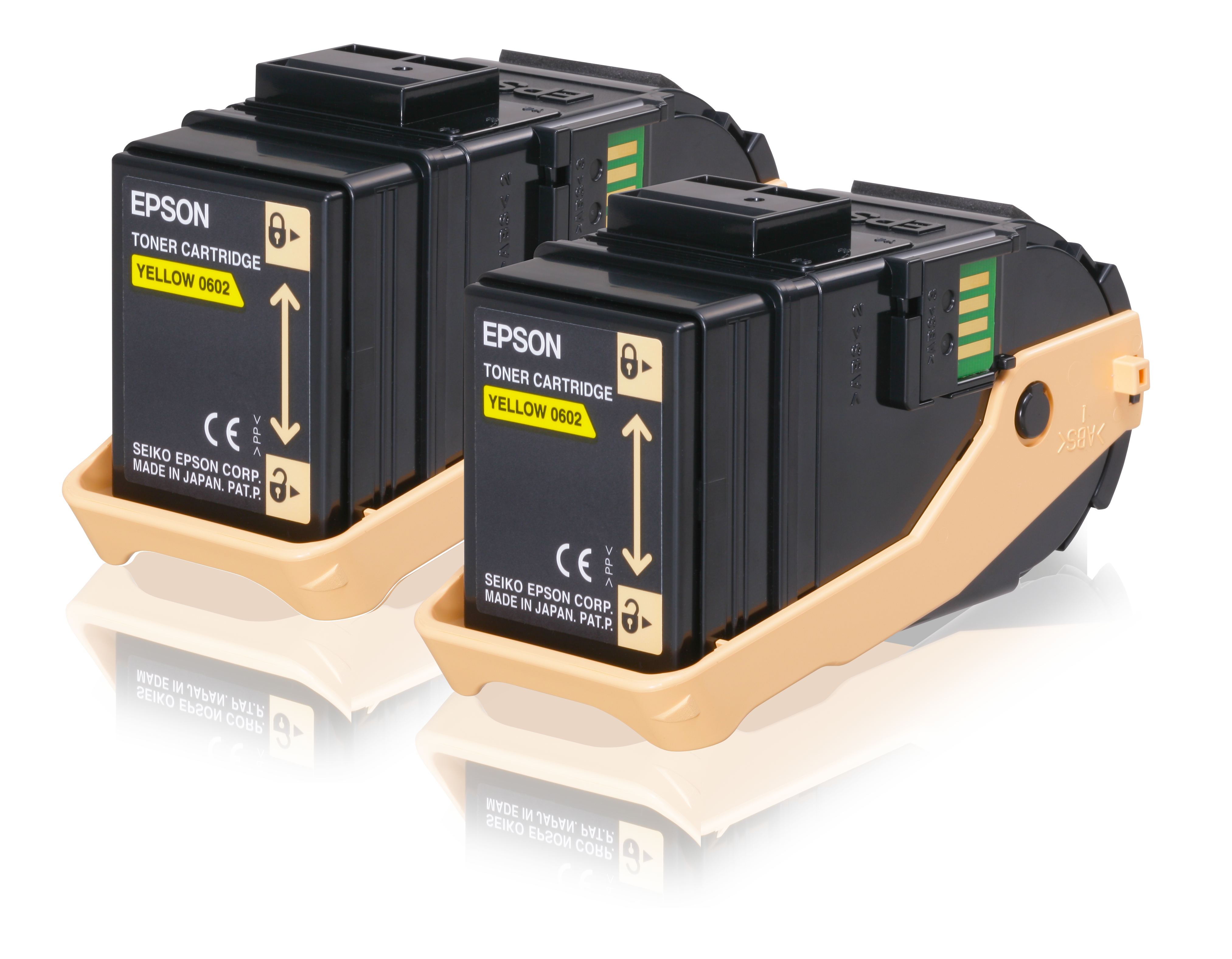 Epson Double Pack Toner Cartridge Yellow 7.5kx2