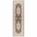 vidaXL - FLORNES Geweven Tapijtloper - Taupe - 100 x 150 cm - PP