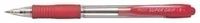 Pilot Supergrip Neon XS, red Retractable ballpoint pen with clip Fine