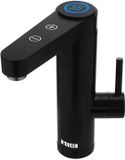 N'OVEEN IWH965 Inox Black Elektrische Doorstroomverwarmer – 3000W-3600W – Touchbediening – Montage op het Blad – LED-display – Mat Zwart RVS