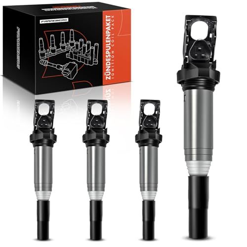 Frankberg 4-delige bobine bougie compatibel met 1, 3, 5, 6, 7 X1 X3 X5 X6 Z3 Z4 C4 DS3 DS4 DS5 Mini 207 RCZ 2002-2016