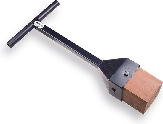 De Wit DeWit Tegelstamper - Vierkant - Houten Blok - 840 mm