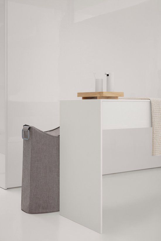 Blomus Frisco Wasmand - Rond - Zwart - Polyester - 67 cm