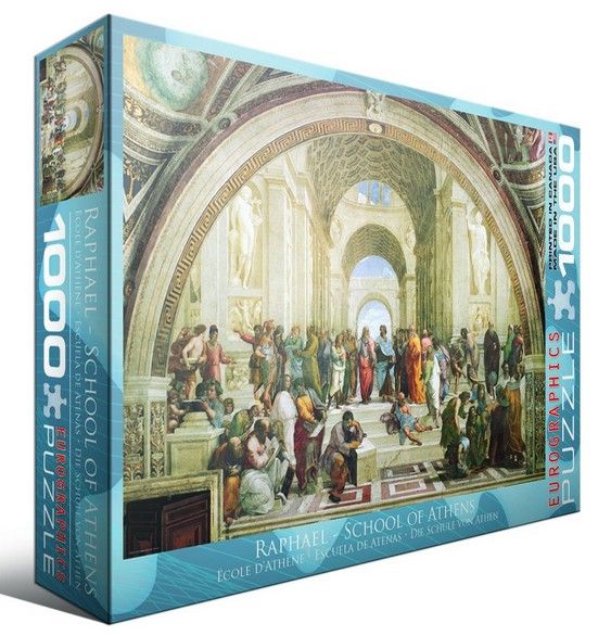 Eurographics puzzel De school van Athene van Raffael - 0628136641418