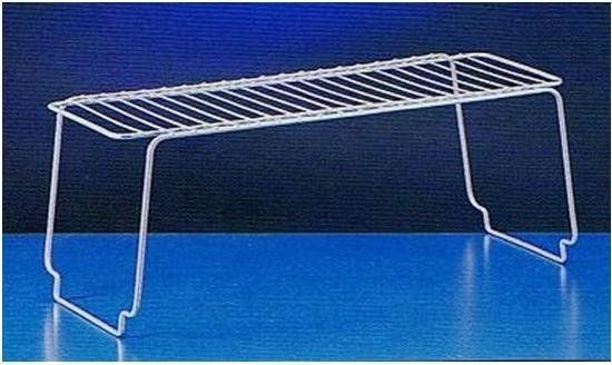 Metaltex Stapelrek / Ruimtewinner - Zilver - Metaal - 45 x 19 x 18 cm