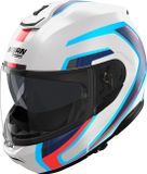 Nolan N100-6 Radiante Helm - Systeemhelm - Wit/blauw/rood - XL