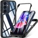 Techsuit Hoesje geschikt voor Samsung Galaxy A17/A16 - ColorVerse 360 Case met Screenprotector - Zwart