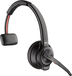 Poly Savi 8210 Office Wireless Headset - Mono - DECT - Bluetooth - Black
