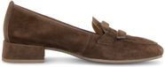 Gabor Dames Loafers Bruin Leer Blokhak 35