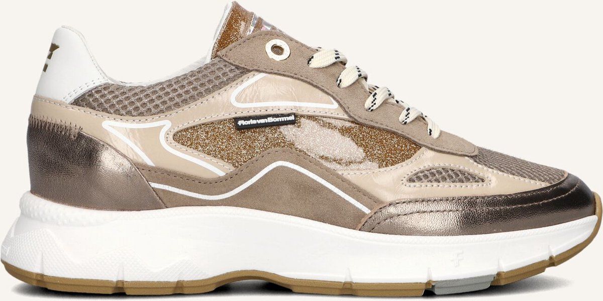 Floris Van Bommel Sfw-10101 Sneakers - Suède - Dames - Bronskleurig - Maat 39