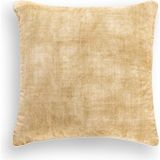 ECOMMERC3 Kussensloop, 45 x 45 cm, met vuilafstotende coating, mosterdkleurig