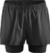 Craft ADV Essence 2-in-1 Stretch Shorts Heren, black