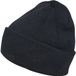 Build Your Brand Heavy Knit Beanie BY001 - Navy - One size