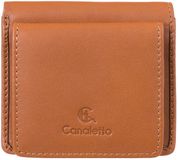 Canaletto Portefeuille Femme Cuir Naturel Marron