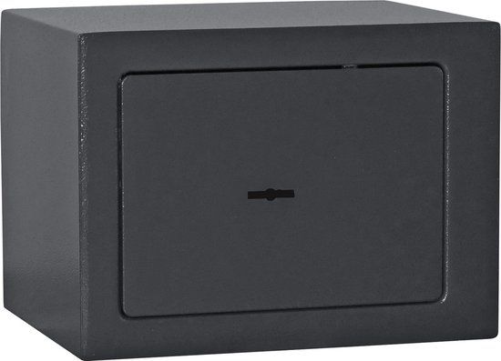 Rottner Tresor Rottner Meubelkluis Jupiter 1 - Sleutelslot - Antraciet - 17x23x17cm