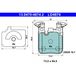 ATE Kit Plaquettes De Frein, Frein À Disque 13.0470-4874.2 Bmw