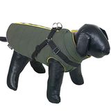Nobby Hondenmantel SOBAK 2 in 1, olijfgeel, 23 cm, 1 stuk