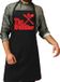 Bellatio Decorations Vaderdag cadeau schort - The Grillfather - barbecue/bbq - zwart - neon - heren
