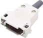 encitech 7960-0205-01 boîtier D-sub Nombre de pôles : 9 Métal 180 ° Argent 1 pièce(s)