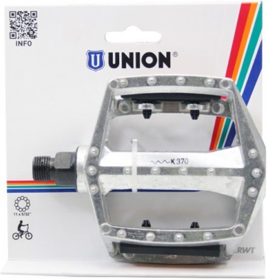 Union pedalen 102 BMX 9/16 zilver - Pedalen