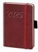 bsb V-Book 02-0131 Weekplanner weekplanner zakagenda boekkalender, 2022, ca. A6, rood, zacht kunstleer, met elastiek, 1 week = 2 pagina's