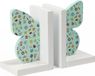 Eurekakids Boekensteun Butterfly pour Enfants - Boekensteun décorative papillon pour chambre d'enfant - Bois