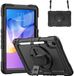 Selected by GSMpunt.nl Hoes met ingebouwde Screenprotector Geschikt voor Xiaomi Redmi Pad 2 | Inclusief 360° Draaibare Handriem en Schouderriem | Zwart