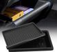 JHubers Goods - Boîte de rangement pour siège de voiture avec couvercle - Noir