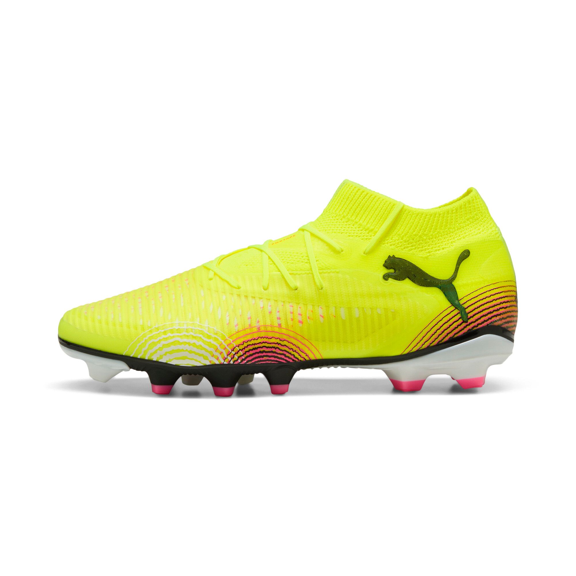FUTURE 8 PRO FG/AG voetbalschoenen - Zwart/Geel - Maat 44 | PUMA