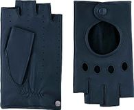 Roeckl Handschoenen met korte vingers 'FLORENZ AUTOFAHRER' navy