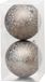 Magichome vianoce MagicHome Kerstballen MagicHome Kerst, 2 stuks, taupe, voor de kerstboom, 12 cm